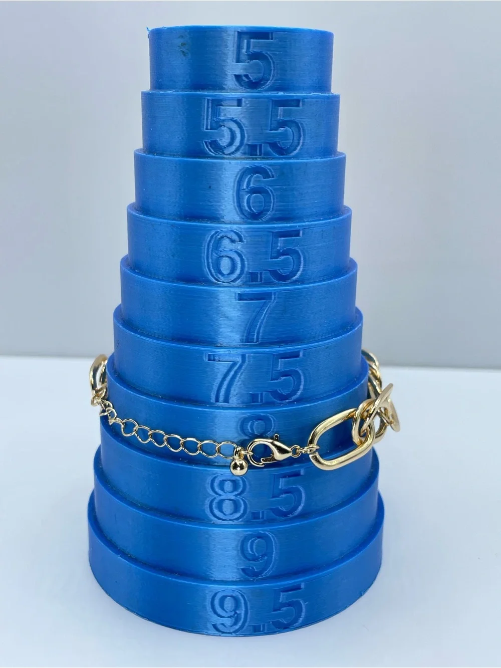Gold Double Link Oval Chain Bracelet Chunky Statement Boho Glam